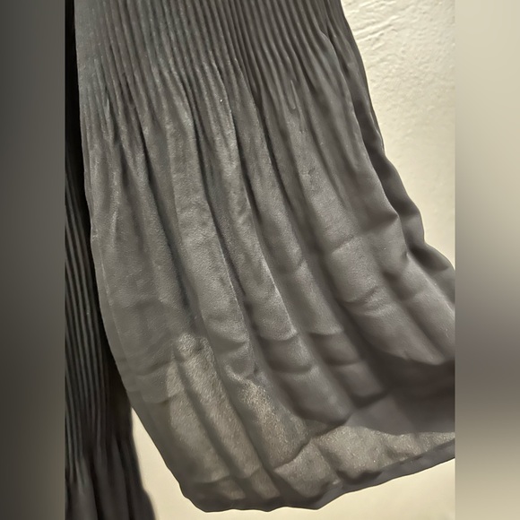 Black pleated lace up top with jeweled neckline from Catherine’s in a size 26. - Picture 5 of 7